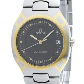 Omega Pre-owned Seamaster 396.1022 Polshorloge - Heren - Pre-owned - Zwart - Maat: ONE Size Taf