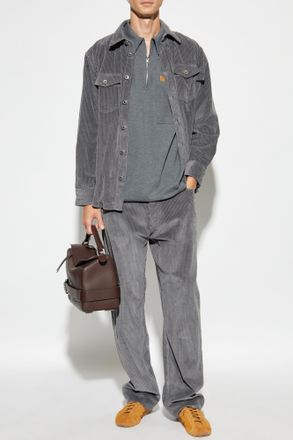 Bottega Veneta Corduroy Trousers, Mens, Grey