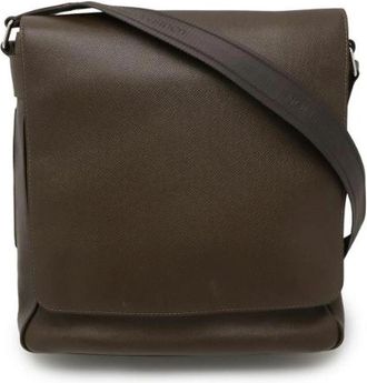 Louis Vuitton Pre-owned Taiga Leather Shoulder Bag M32688 - Heren - Vintage Schoudertas - Bruin - ONE Size - Leer - Vintage