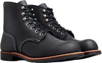 Red Wing Shoes Zwarte Harness Iron Ranger Laarzen - Heren - Veterlaarzen - Zwart - 42 EU - Schoenen
