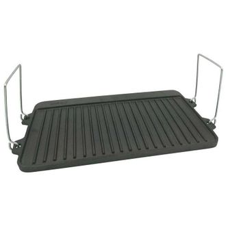 OEM Kinghoff Kh-1262 Placa De Parrilla De Hierro Fundido De Doble Cara