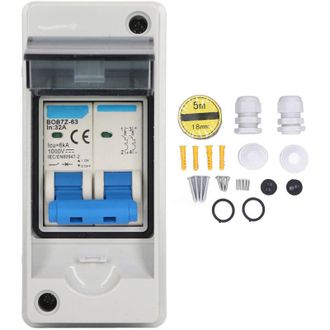 OEM Interruptor Autom&aacute;tico De Cc Para Sistemas Fotovoltaicos, 32 A, 6 Ka, Ip65, Impermeable, Aislador De Cc, Interruptor De Desconexi&oacute;n Solar, 1000 V -cre