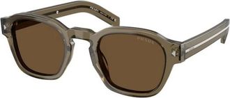 Prada Authentic Glasses with Top-Notch Service - male - Prada - Sunglasses - Brown - 49 MM - Accessories