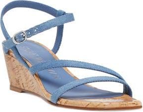 Stuart Weitzman Oasis 50 Wedge Sandal in Washed at Nordstrom Rack, Size 10.5