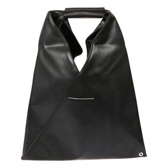 Maison Margiela Tassen, Dames, Zwart, ONE Size, Leer, Japanese Bag Classic Small