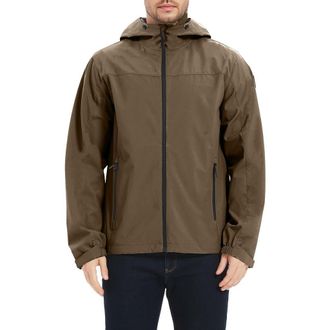 Hawke & Co Defender Water Resistant Hooded Jacket in Teak at Nordstrom Rack, Size X-Large