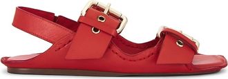 Free People Womens Blossom Buckle Sandal In Salsa
