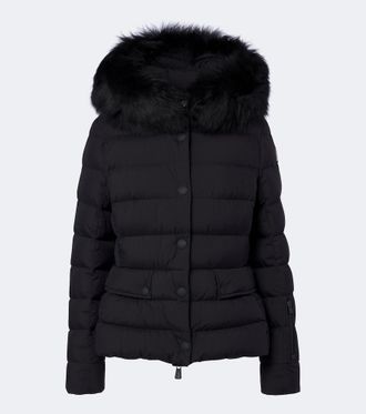 Moncler Giacca da sci Armoniques con shearling