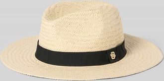 HUGO BOSS Hut mit Hutband Modell YSABEL-RA in Offwhite, Gr&ouml;&szlig;e 1