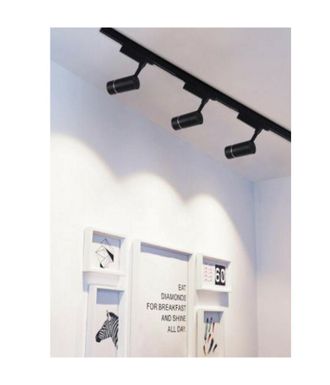Trade Shop Trade Shop - Proyector De Carril Luz 30w Led Cob Luz 6500k 3000k 4000k Negro Foco F30w-07h