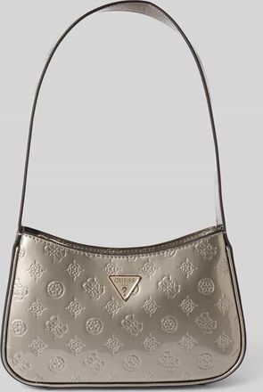 Guess Handtasche mit Label-Detail Modell ARNELA in Silber, Größe 1