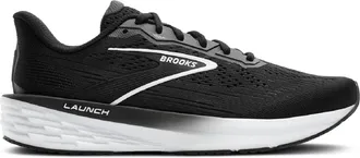 Brooks Womens Launch 12 Road-Running Shoes Black 6.5