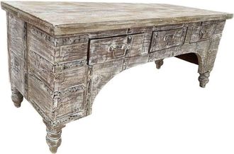 Wanderlust Deco Mueble Bajo De Madera Artesanal 165-175x45x57h Cm