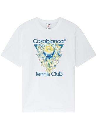 Casablanca Bold Graphic Print Short-Sleeve T-Shirt with Relaxed Fit