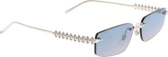 Cartier Santos Aviator Zonnebril - unisex - Accessoires - Grijs - Maat: ONE Size