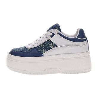Guess Dames, Schoenen, Blauw, Maat: 38 EU Denim