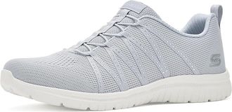 Skechers Virtue - She Sparkles Womens Shoes Light Gray : 8.5 B - Medium, Textile
