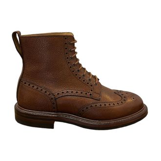 Crockett & Jones Schoenen, Dames, Bruin, 36 1/2 EU, Leer, Grace Veterlaars