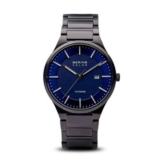 Bering Bering - Horloges - Heren - Accessoires - Blauw - Maat: ONE Size
