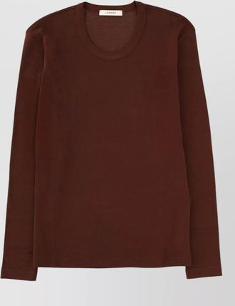 Christophe Lemaire long sleeve round neck top design