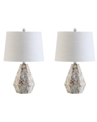 Jonathan Y Designs Jonathan Y Designs Set Of 2 Isabella 21In Seashell Table Lamps