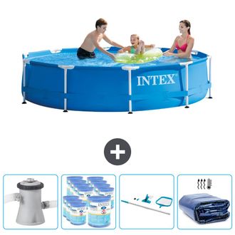 Intex Piscina Con Estructura Redonda - 305x76 Cm - 5-piezas Scb93