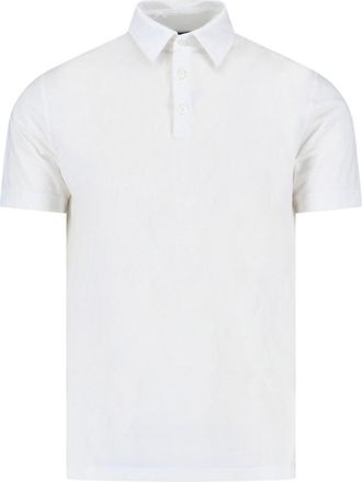 Zanone Short-Sleeve Cotton Polo With Classic Collar