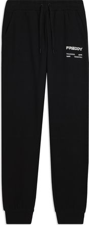 Freddy Pantaloni sportivi con bande laterali e fondo a polsino