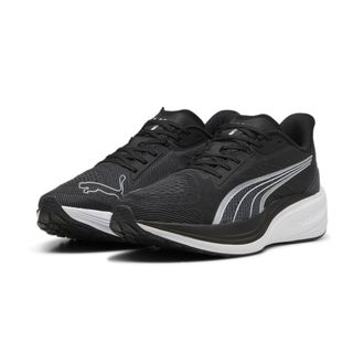 Puma Laufschuh PUMA DARTER PRO, Damen, Gr. 42,5, schwarz-weiss (puma schwarz, puma wei&szlig;), Textil, Schuhe Laufschuh