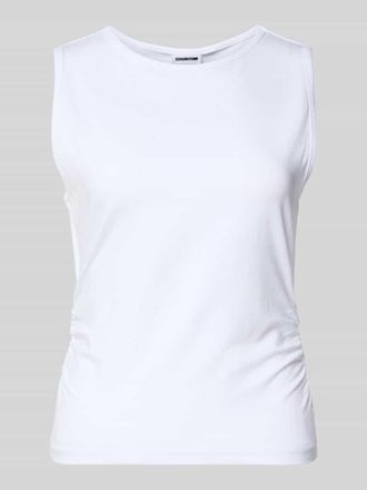 Noisy May Top mit Rundhalsausschnitt Modell MOLLY in Weiss, Gr&ouml;&szlig;e XL