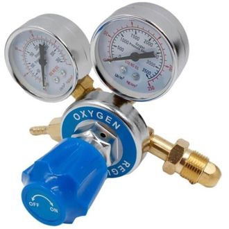 OEM Regulador De Presi&oacute;n De Lat&oacute;n De Tama&ntilde;o Mediano, Regulador De Presi&oacute;n De Ox&iacute;geno De Lat&oacute;n, Rosca G5/8, 0-2,5/0-25 (mpa) -crezuo
