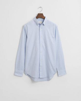 GANT Men Regular Fit Pinpoint Oxford Shirt (XXXL) LIGHT BLUE