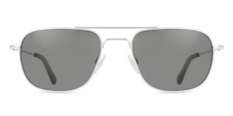 American Optical Checkmate 3GYN Mens Sunglasses Silver Size 56
