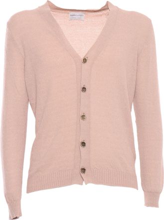 Settefili Cashmere Pink Bouclé Cardigan