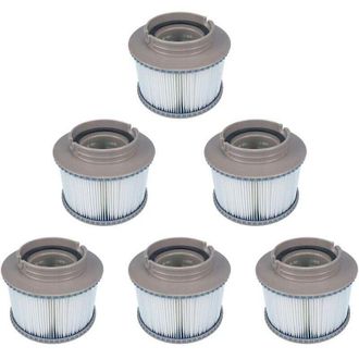 OEM Juego De 6 Filtros De Repuesto Mspa Para Bomba De Filtro De Cartucho Fd2089, Compatibles Con Todos Los Spas Mspa Actuales - Crezuo