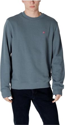 Napapijri Groene Katoenen Sweatshirt voor Mannen - Heren - Sweatshirts - Groen - S - Katoen - Hoodies & sweatvesten