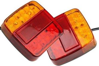 OEM Feu Arriere Led - 26 Led - Etanche Ip67 - 12 V - Pour Remorque Caravane Fourgonnette Tracteur Agricole - Lot De 2