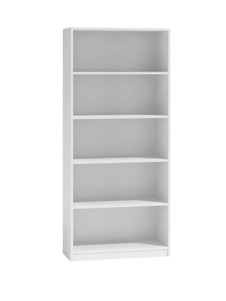 OEM Estanter&iacute;a Cl&aacute;sica Para Libros, Carpetas Y Juguetes - Blanco Mate, 60 Cm De Ancho