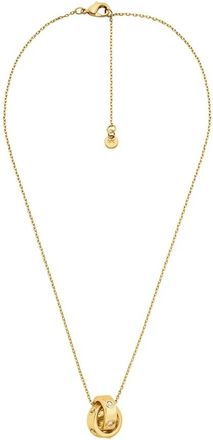 Michael Kors Collar con colgante de logo - Accessories - Mujer - Amarillo - ONE SIZE
