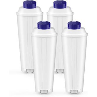 OEM Juego De 4 Filtros Para Cafeteras Delonghi Magnifica S, Dinamica, Ecam, Esam, Etam, Primadonna, Bco Y Serie Ec. Cartuchos De Filtro De Agua Para Delon