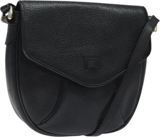 Burberry Pre-owned Cross Body Bags, female, Black, Size: ONE SIZE Pre-owned Vintage Shoulder Bag