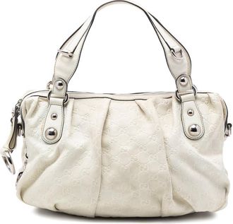 Gucci Pre-owned Gucci ssima Icon Bit Satchel Ladies AJAIAMR8E5G07K71