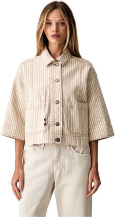 Mos Mosh Chaqueta Camisera - Jackets - Mujer - Beige - XS
