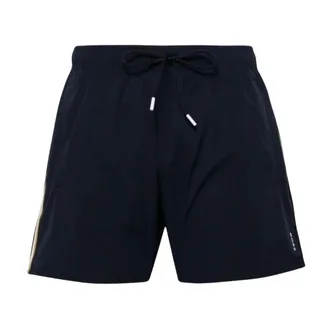HUGO BOSS Badmode, Heren, Blauw, 2Xl, Polyester, Iconic Zwemshorts