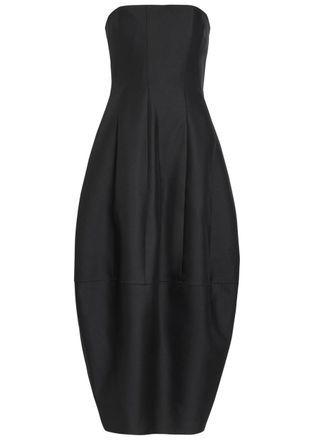 Khaite Stela Sculpted Wool-blend Midi Dress - Black - 6 (UK10 / S)