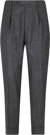 Berwich Pantaloni Chiaia - - Trousers - Uomo - Grigio - L