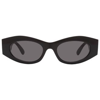 Versace Dark Grey Oval Ladies Sunglasses VE4480U 536087 51