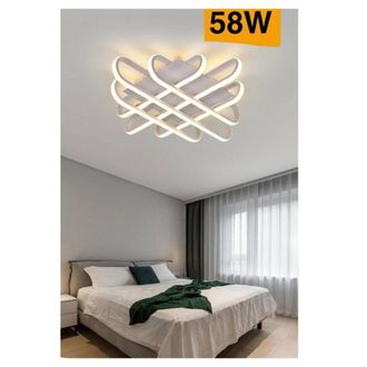 Trade Shop Trade Shop Traesio - Trade Shop - Plafoniera Da Soffitto Led 58 W Lampadario Moderno Luce 6500k 4000k 3000k C41-b
