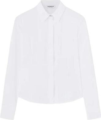 Dondup Camicia - Dames - Overhemden - Wit - M - Overhemden