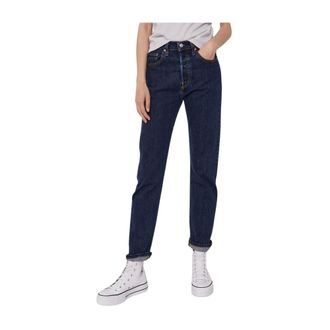 Levi's Jeans, Dames, Blauw, W24 L30, Straight Jeans